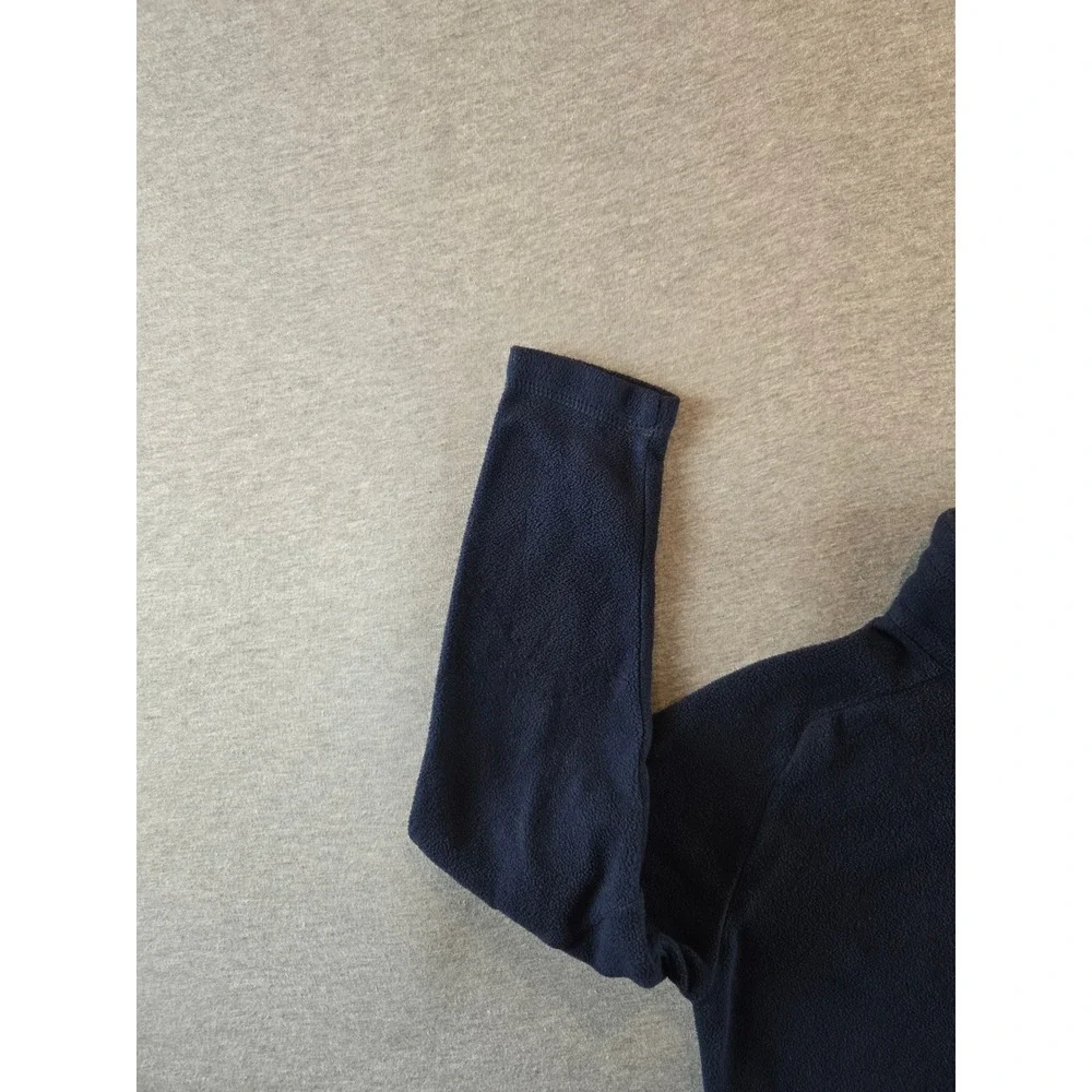Helly Hansen Polartec Fleece Jacket Kids Size 8 Navy Blue Full Zip Mid Layer